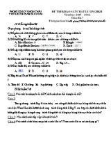 Đề thi khảo sát chất lượng học kì I Tin học 7 - Năm học 2015-2016 - Trường THCS Nhuế Dương